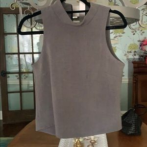 INTERMIX CROPPED MOCK TOP